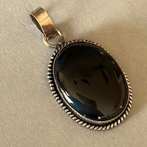 925 Sterling Silver Natural Stone pendant